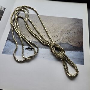 Gold Braided Necklace
